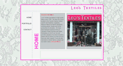 Desktop Screenshot of leostextiles.com